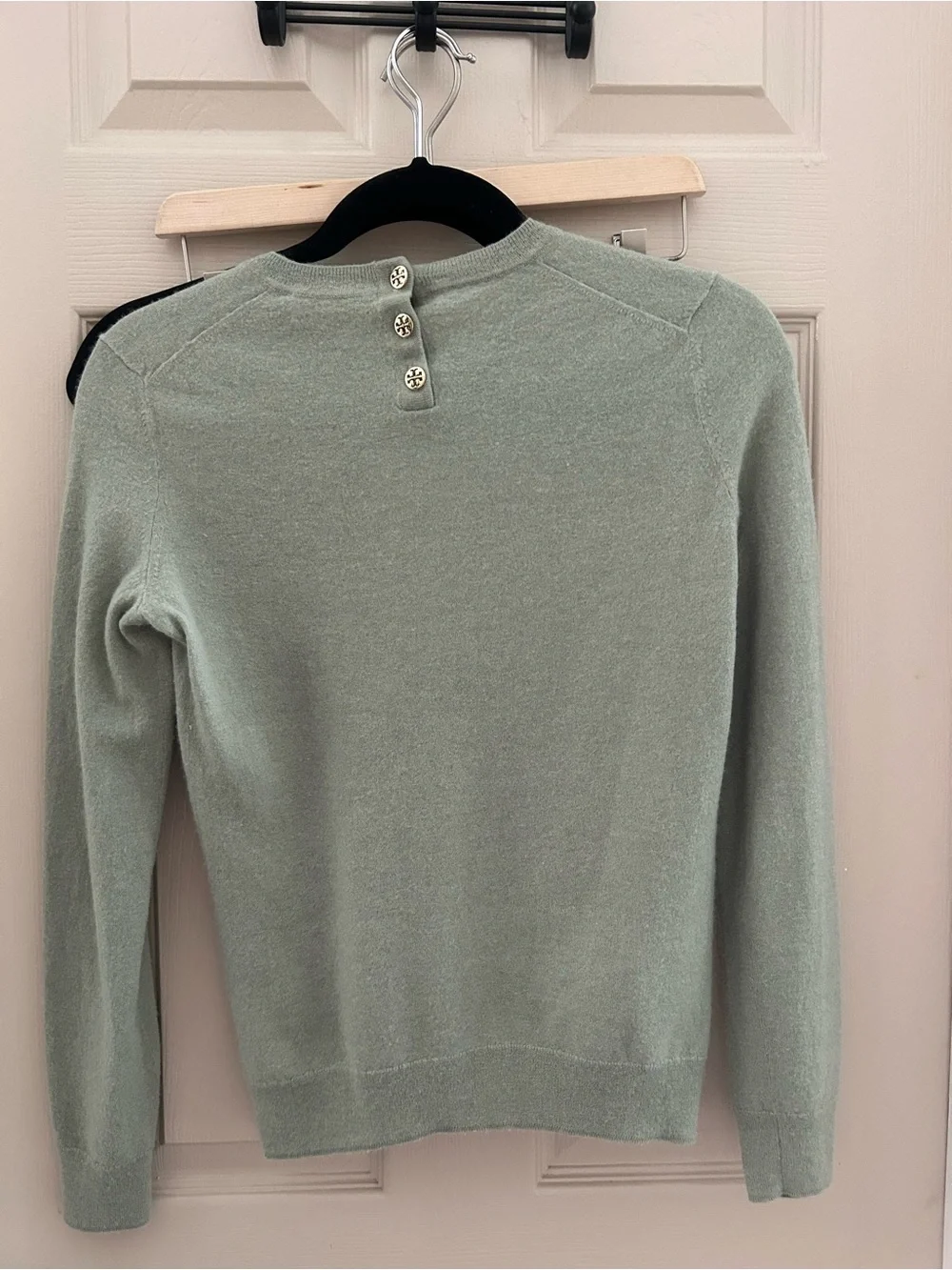 Tory Burch Sage Green Crewneck Sweater